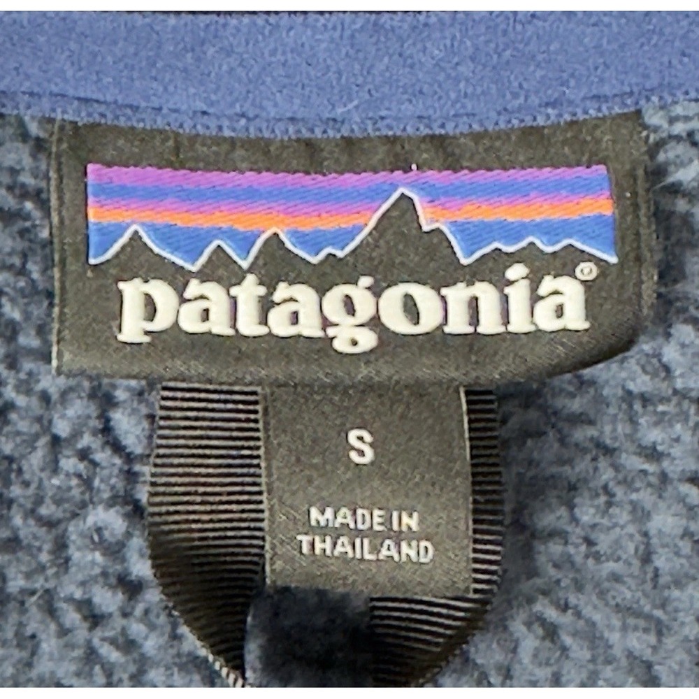 Patagonia Men's Better Sweater 1/4 Zip Fleece Pullover Jacket Small Heather Blue - Picture 3 of 9